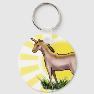 Golden Unicorn Key Ring