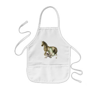 Golden Unicorn & Shy Fairy Apron