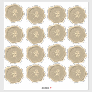 Golden Unicorn Wax Seal Stickers