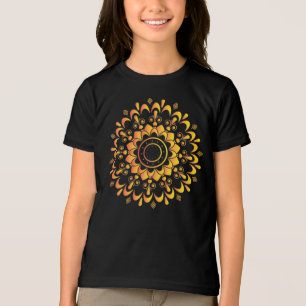 Golden Unique Mandala Design-95747 Tri-Blend Shirt