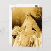 Golden Vintage Bride Photography Postcard (Front/Back)