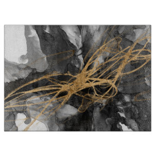 Golden Vortex I Cutting Board