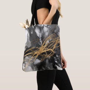 Golden Vortex I Tote Bag