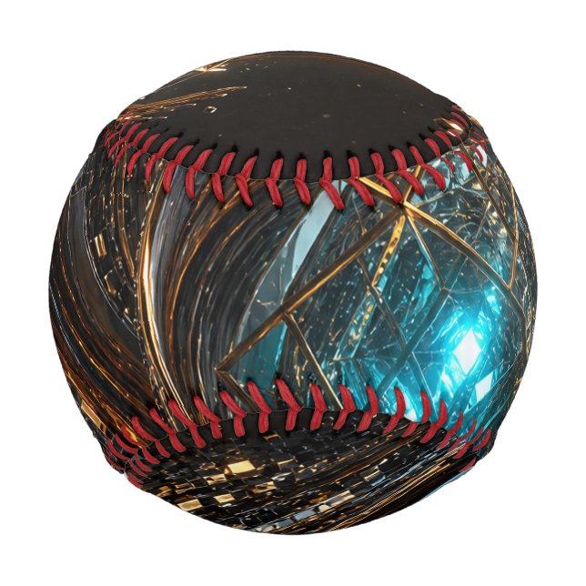 Golden Vortex of the Quantum Core Baseball (Front)