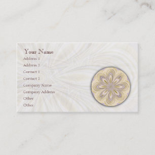 Golden Waning Mandala - Business Card