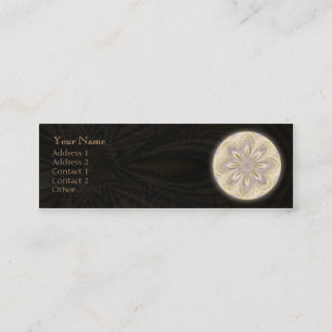 Golden Waning Mandala - Profile Business Card