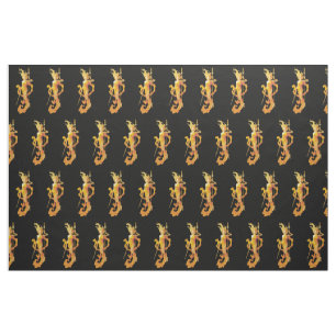 Golden Warrior Goddess Thunder_Cove  Fabric