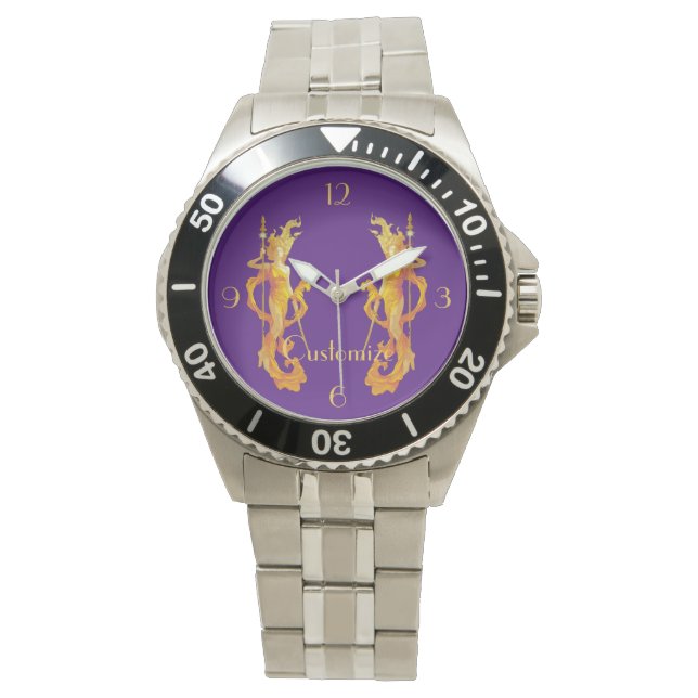 Golden Warrior Goddess Thunder_Cove  Watch (Front)