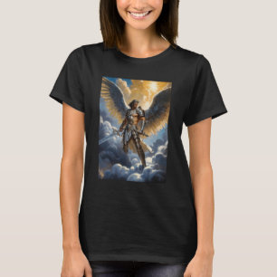 Golden Warrior of Heaven Archangel Michael T-Shirt