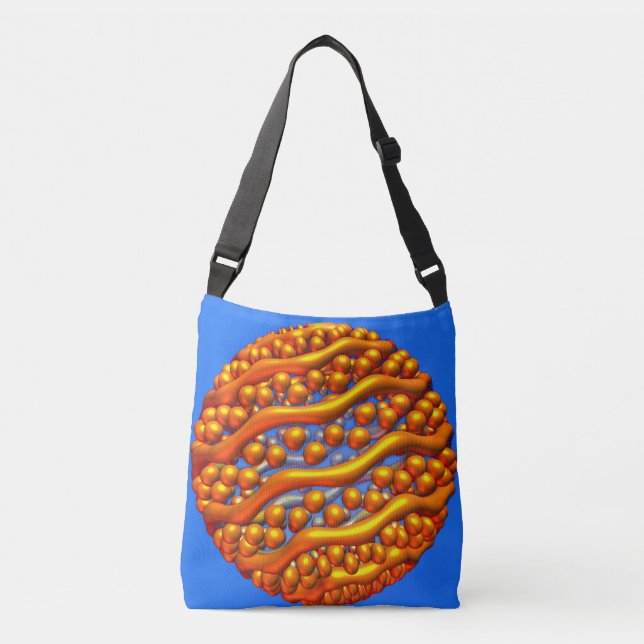 Golden Waves Crossbody Bag (Front)