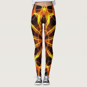  Golden Web A  ~ Out Of The Crucible ~  Leggings