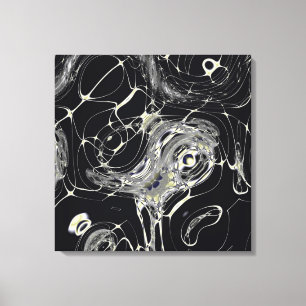 Golden Web Canvas Print
