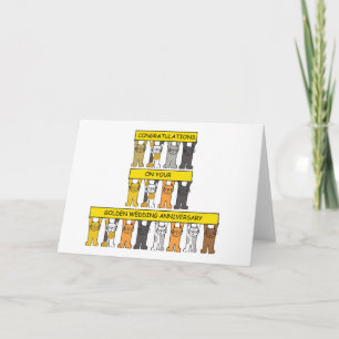 Golden Wedding Anniversary Congratulations. Card