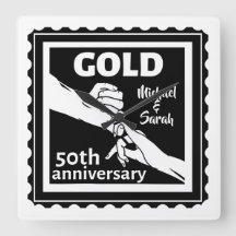 Golden wedding anniversary holding hands 50th