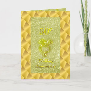 Golden Wedding Anniversary Invitation