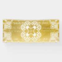 Golden Wedding Personalised Art Deco Ornamental
