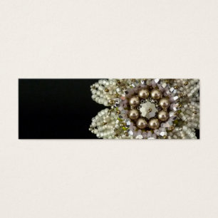Golden Wedding Skinny Business Card