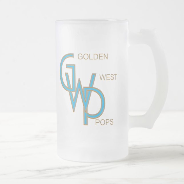 Golden West Pops frosty monogrammed mug (Right)