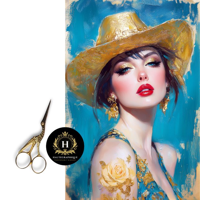 Golden Western Glam Decoupage  Tissue Paper (Creator Uploaded)