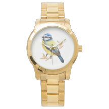 Golden Wheat and Blue Tit