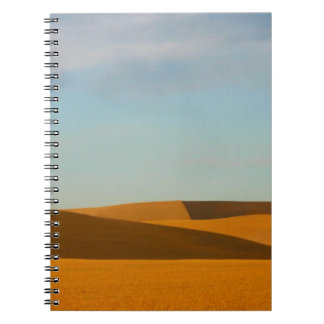 Golden Wheat Fields in Palouse Region Notebook