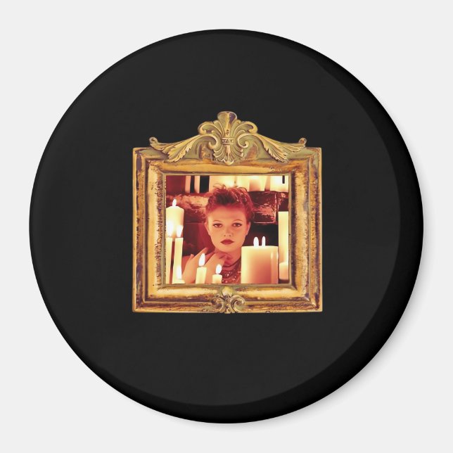 Golden Whimsigothic Drew Barrymore Magnet (Front)