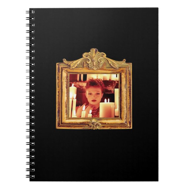 Golden Whimsigothic Drew Barrymore Notebook (Front)