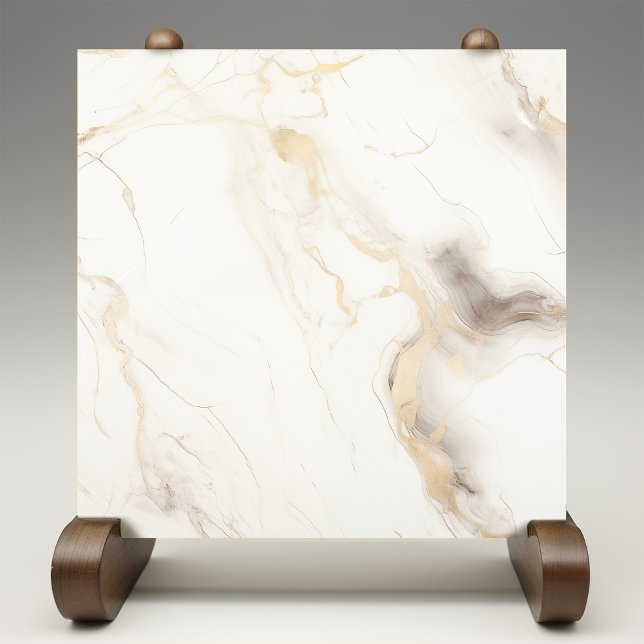 Golden Whisper Cream Marble Illusion Tile (Creator Uploaded)