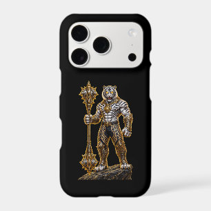 Golden White Tiger King Warrior - Black Gold Triba