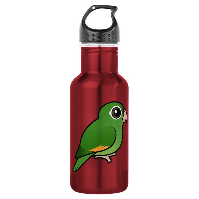 Golden-winged Parakeet 532 Ml Water Bottle (Front)