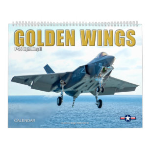 GOLDEN WINGS F-35B/C Lightning II Calendar