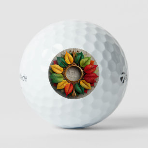 "Golden Winter Wonder" Golf Balls