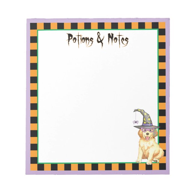 Golden Witch Notepad (Front)
