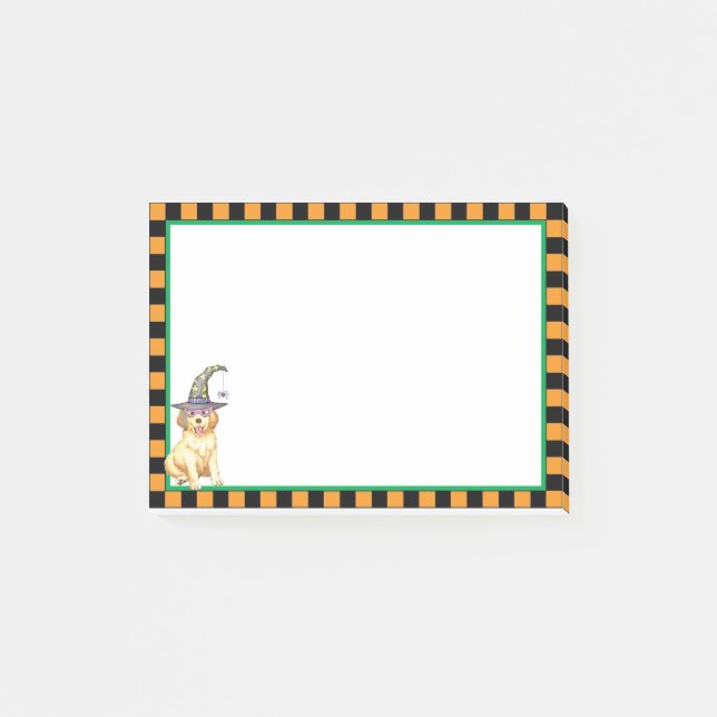 Golden Witch Post-it Notes (Front)