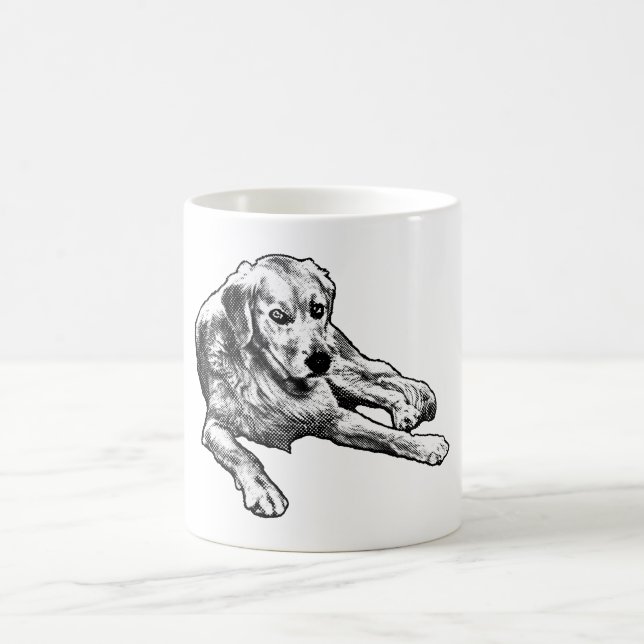 Golden with Cosy Comic Grain Coffee Mug (Center)