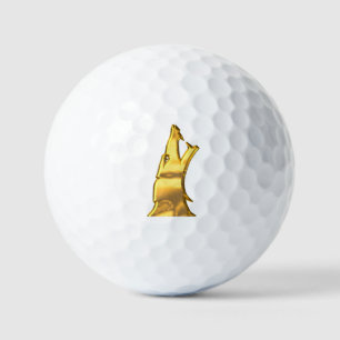 Golden Wolf Head value golf balls 12 pk