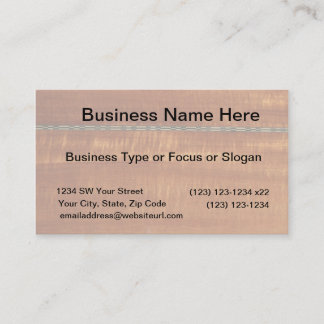 Golden wood grain with inlay background #2 business card