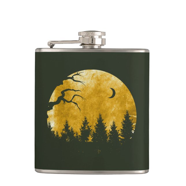 Golden Woods Hip Flask (Front)