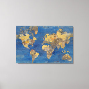 Golden World Canvas Print