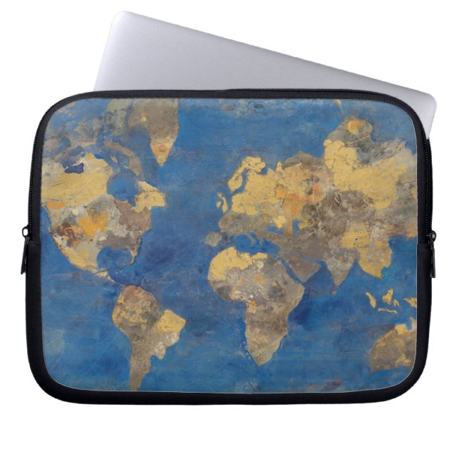 Golden World Laptop Sleeve (Front)