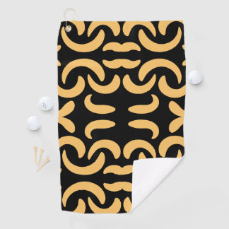Golden Worm  Golf Towel