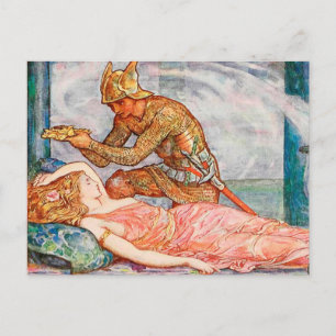 Golden Wreath for the Fairy Princess of Dawn Postcard