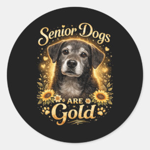 Golden Years, Loyal Hearts Classic Round Sticker