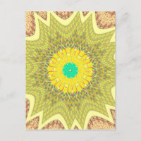 Golden Yellow African ethnic tribal pattern Art 