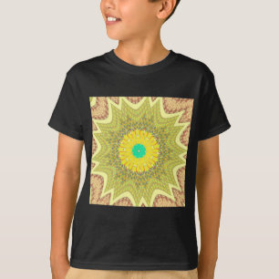 Golden Yellow African ethnic tribal pattern Art  T-Shirt