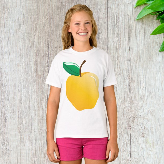 Golden Yellow Apple T-Shirt (Creator Uploaded)