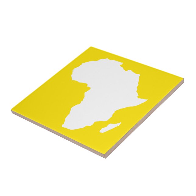 Golden Yellow Audacious Africa Tile (Side)