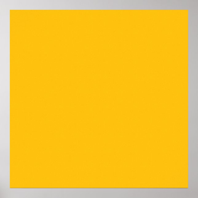 Golden Yellow  Colour Poster (Front)