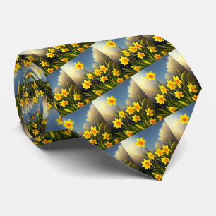 Golden Yellow Daffodil Temptations, Tie