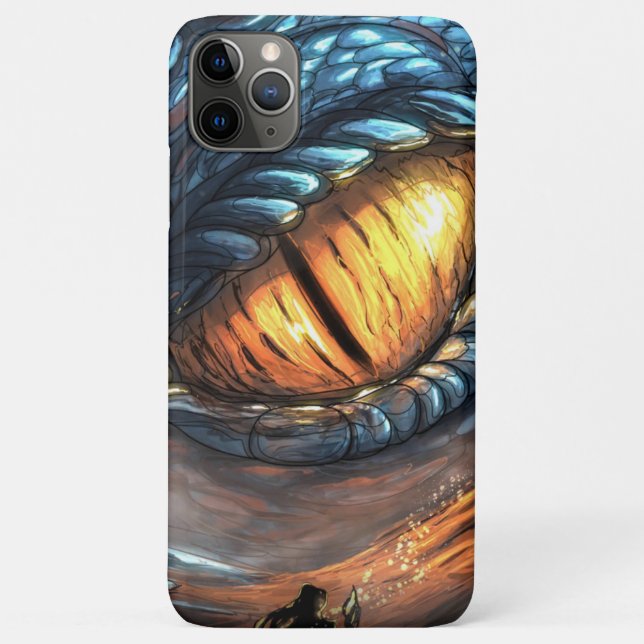 Golden yellow dragon eye Case-Mate iPhone case (Back)